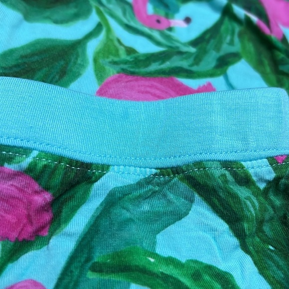 Little Sleepies Flamingo pajama shorts only size 7-8 - Picture 8 of 9